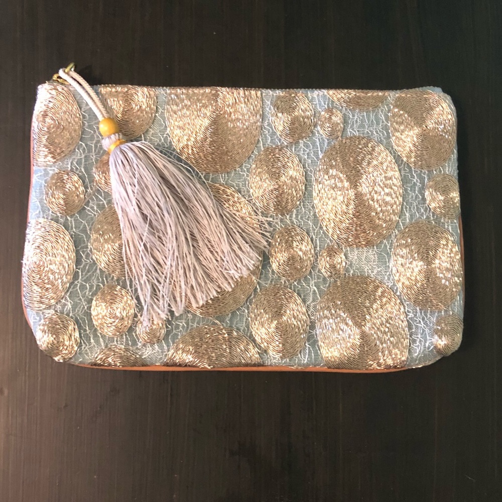 Miss Albright stitched clutch